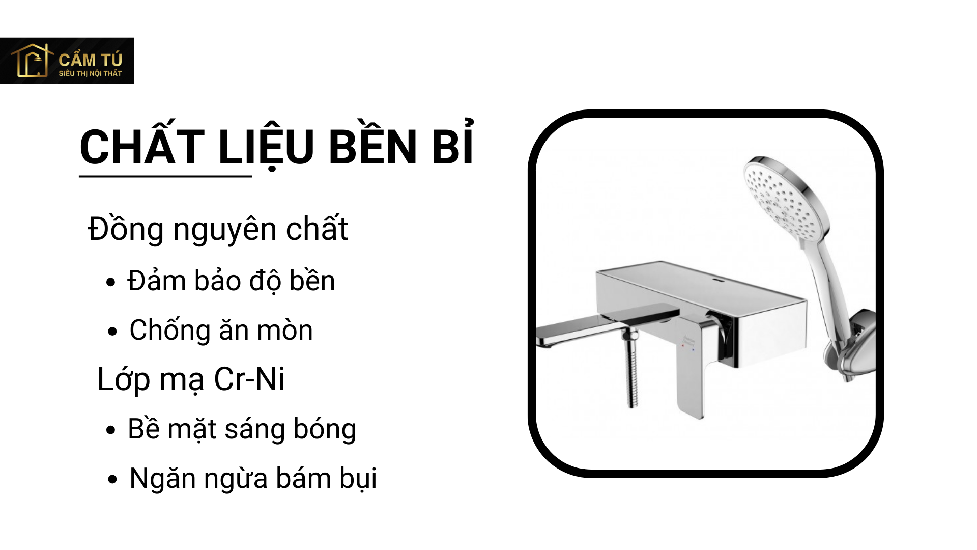 Vòi Sen Tắm American Standard WF-1311 Acacia E Nóng Lạnh