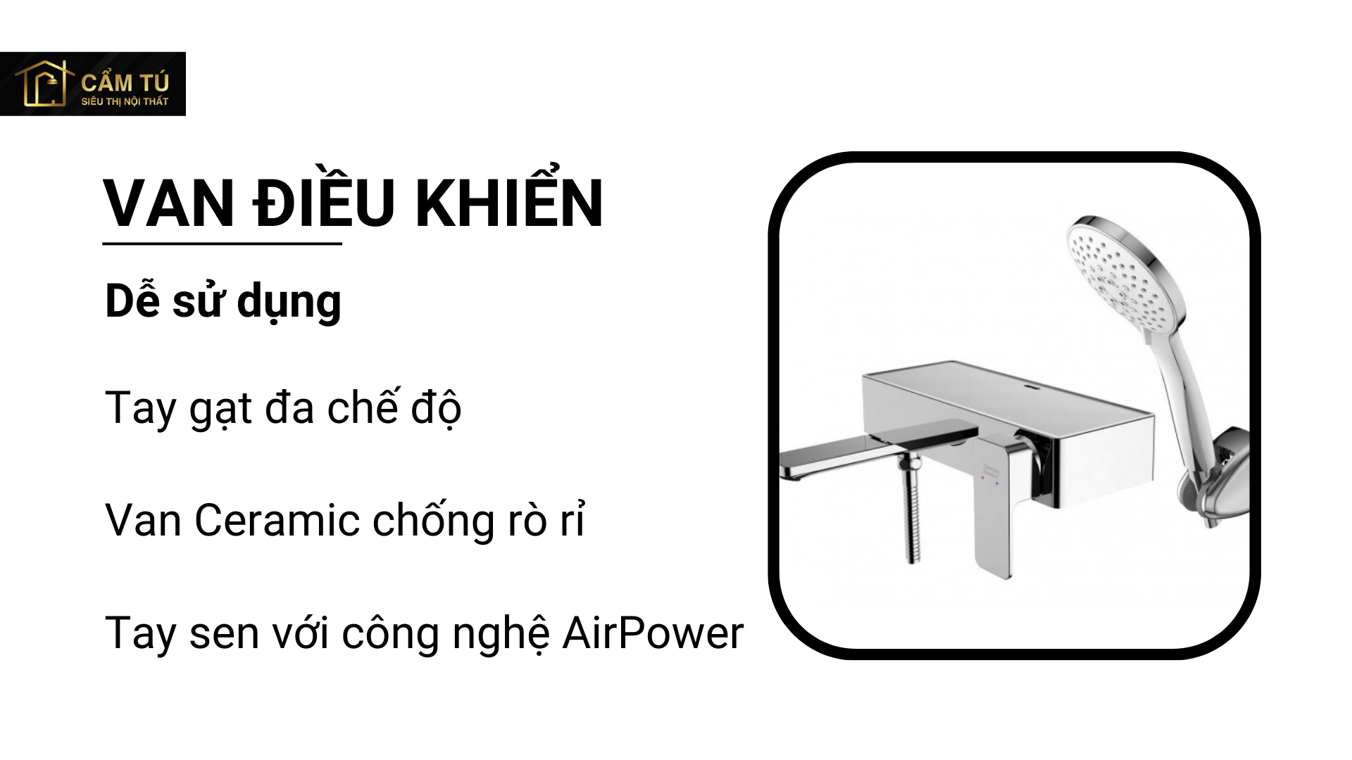 Vòi Sen Tắm American Standard WF-1311 Acacia E Nóng Lạnh