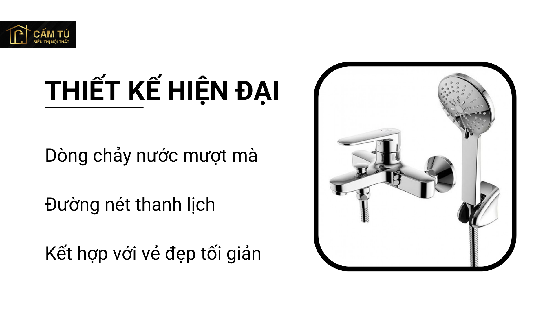 Vòi Sen Tắm American Standard WF-B211 Simplica Nóng Lạnh
