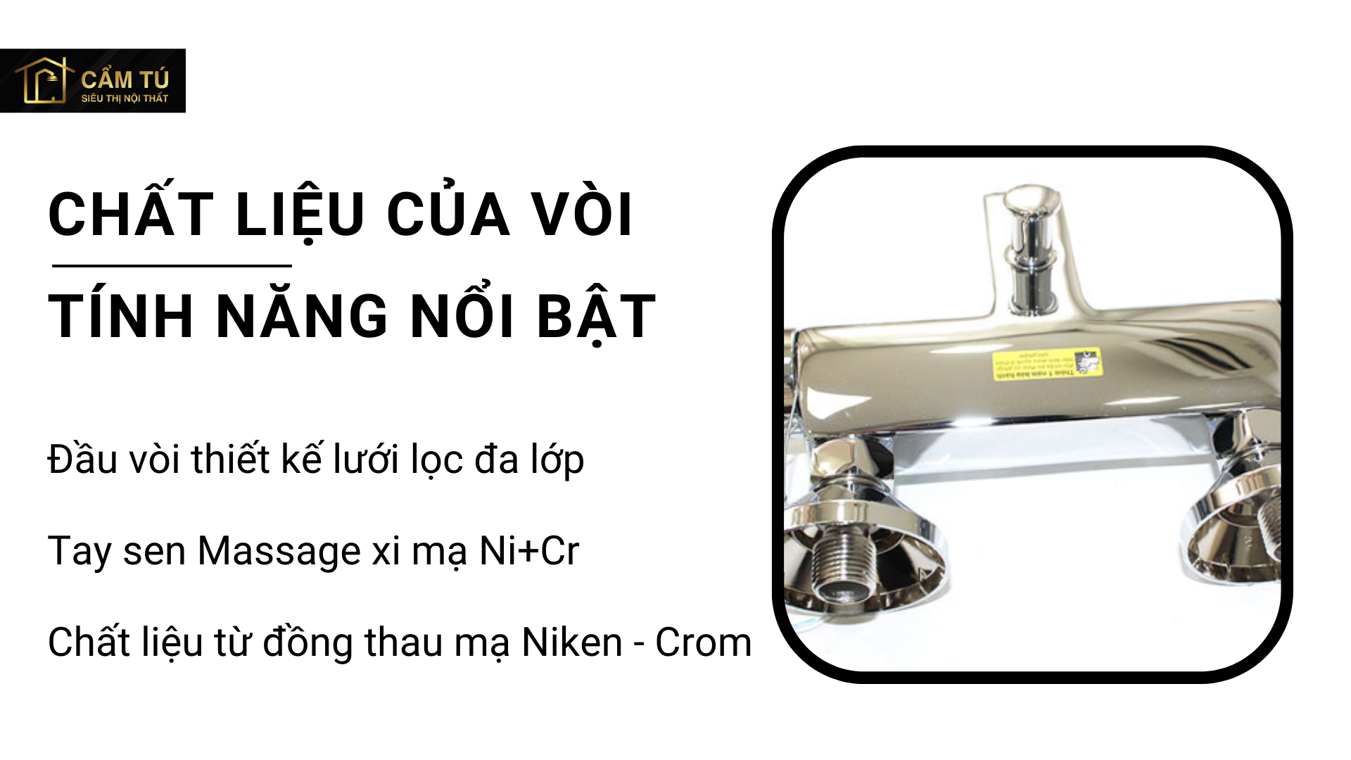 Vòi Sen Tắm Inax BFV-6013T Nhiệt Độ Cao Cấp
