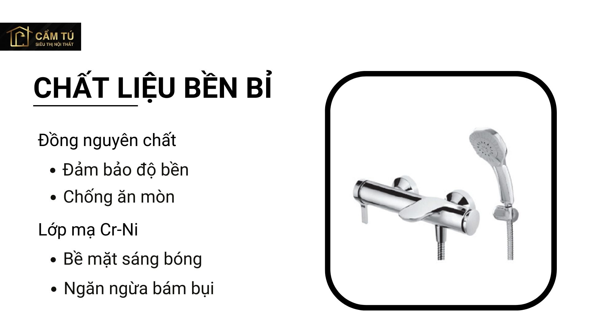 Vòi Sen Tắm Nóng Lạnh American Standard IDS WF-6811