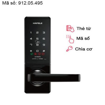 Khóa điện tử Hafele EL7000-TC 912.05.495 Thân khoá nhỏ