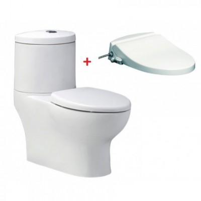 Bàn Cầu Nắp Rửa Cơ Caesar CD1349/TAF050 2 Khối