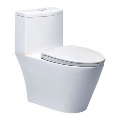Bồn Cầu CAESAR C1363 (CD1363) Một Khối Nắp Êm