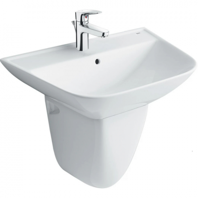 Chậu Rửa Lavabo Kèm Chân Chậu Inax L-297V+L-297VC Treo Tường