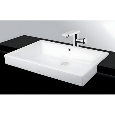 Chậu Rửa Mặt Lavabo TOTO LW646JW/F#W Bán Âm Bàn