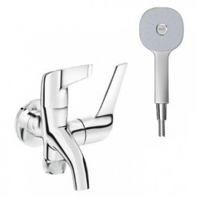 Vòi Sen Lạnh Inax BFV-17-8C Tay Sen Tăng Áp Mạ Crom
