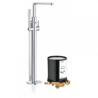 Vòi Bồn Tắm Grohe 23792001 + 29086000 Đặt Sàn Lineare